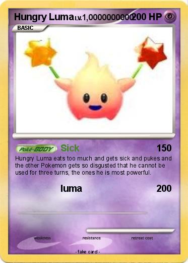 Pokemon Hungry Luma