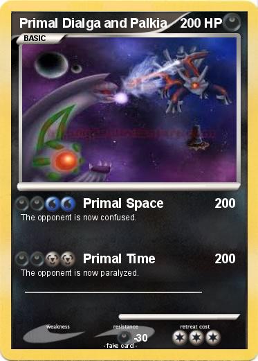 Pokemon Primal Dialga and Palkia