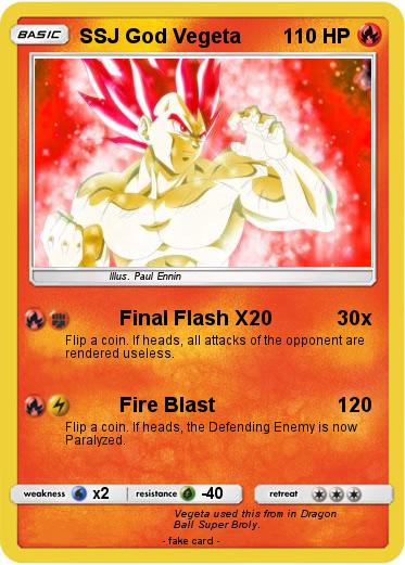 Pokemon SSJ God Vegeta