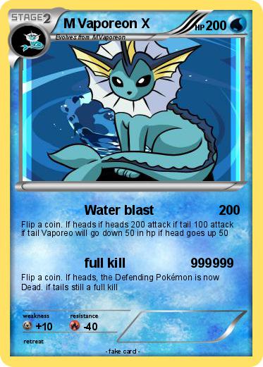 Pokemon M Vaporeon X