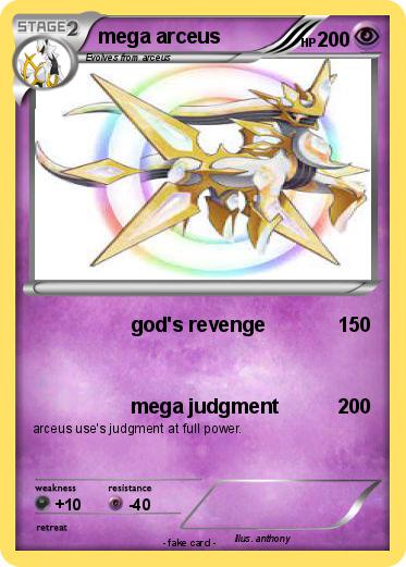 Pokemon mega arceus