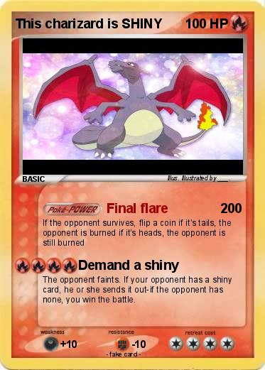 Pokemon This charizard is SHINY Pokemon This charizard is SHINY