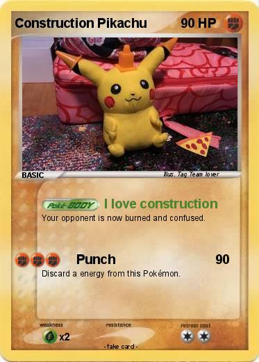 Pokemon Construction Pikachu