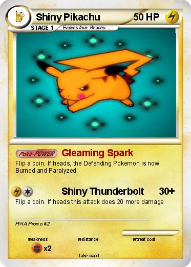 Pokemon Shiny Pikachu