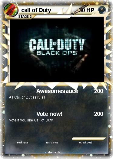 Pokemon call of Duty
