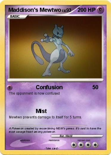Pokemon Maddison's Mewtwo