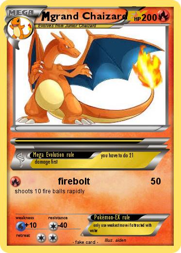 Pokemon grand Chaizard