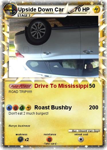 Pokemon Upside Down Car