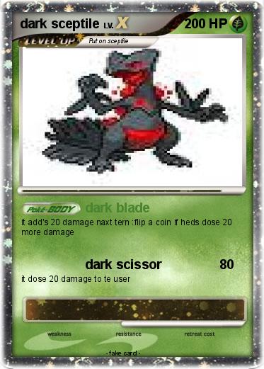 Pokemon dark sceptile