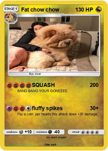 Pokemon Fat chow chow