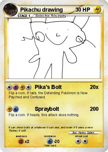 Pokemon Pikachu drawing