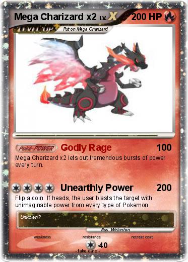 Pokemon Mega Charizard x2