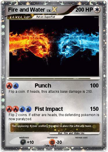 Pokemon Fire and Water