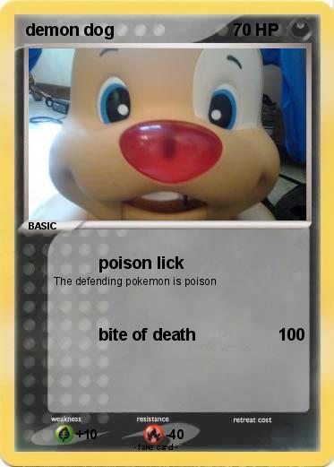Pokemon demon dog