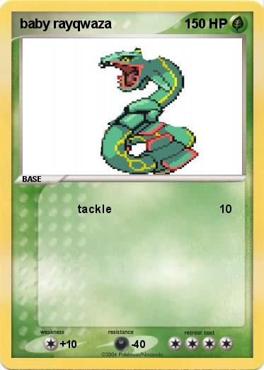 Pokemon baby rayqwaza