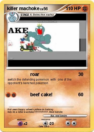 Pokemon killer machoke
