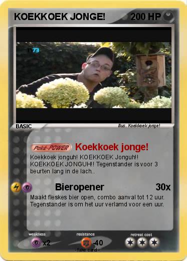 Pokemon KOEKKOEK JONGE!