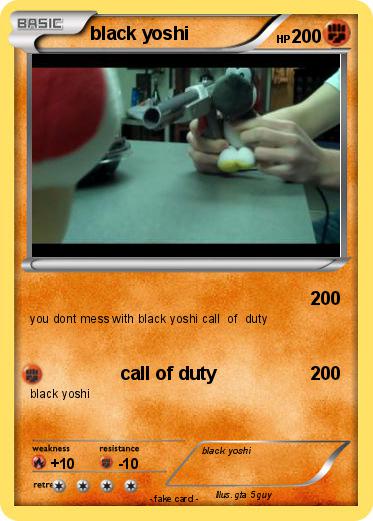 Pokemon black yoshi