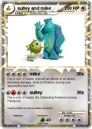Pokemon sulley and mike