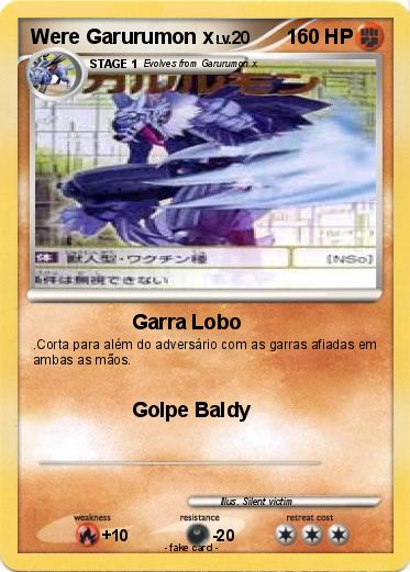 Pokemon Were Garurumon x