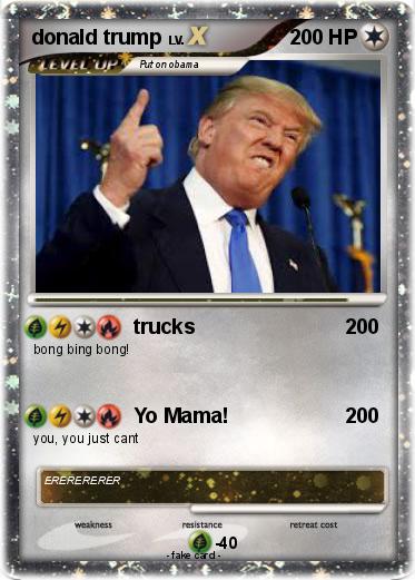 Pokemon donald trump