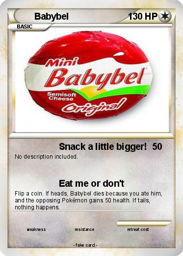 Pokemon Babybel