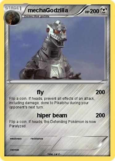 Pokemon mechaGodzilla