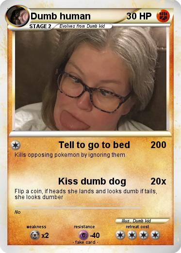 Pokemon Dumb human