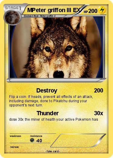 Pokemon MPeter griffon III EX