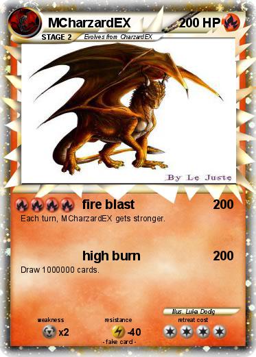 Pokemon MCharzardEX