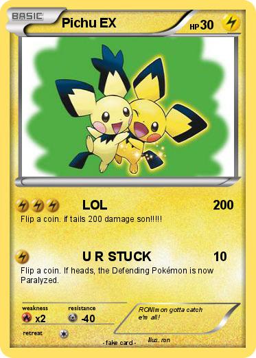 Pokemon Pichu EX
