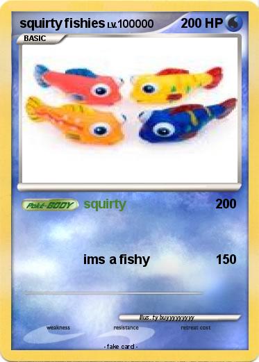 Pokemon squirty fishies