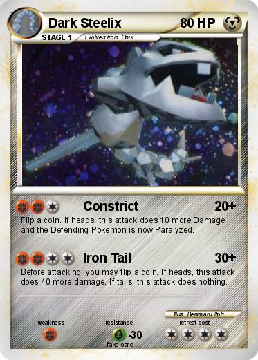 Pokemon Dark Steelix