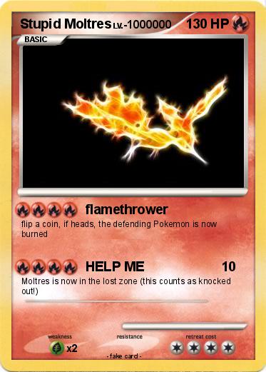 Pokemon Stupid Moltres