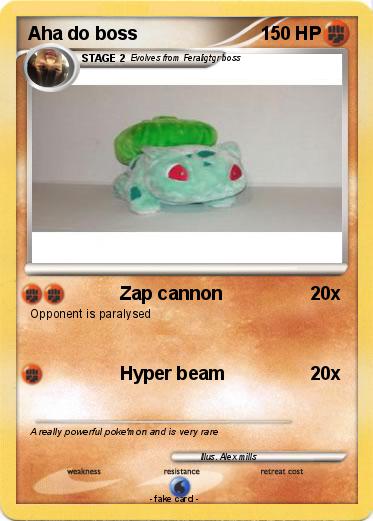 Pokemon Aha do boss