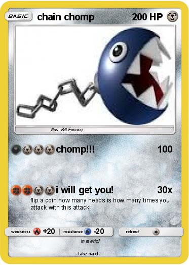 Pokemon chain chomp