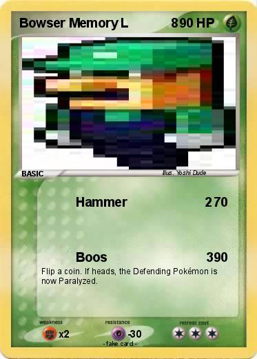 Pokemon Bowser Memory L            8