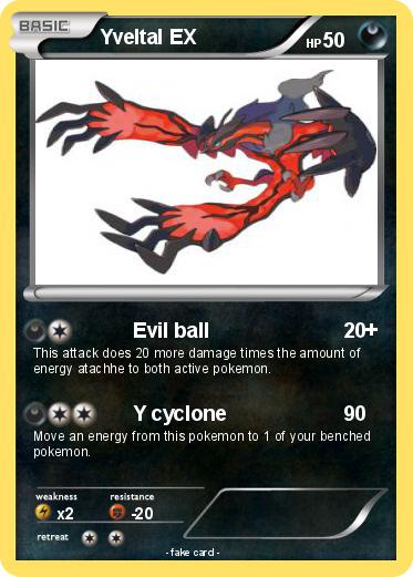 Pokemon Yveltal EX