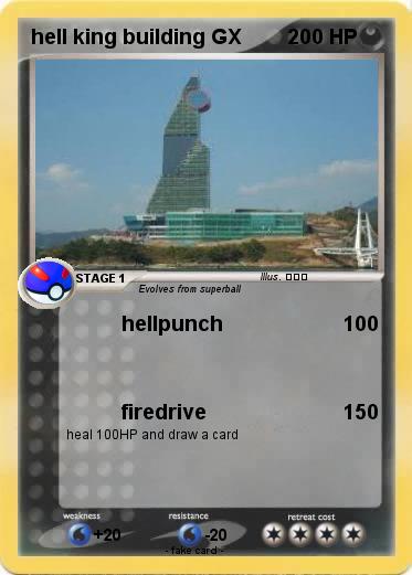 Pokemon hell king building GX