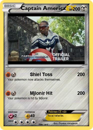 Pokemon Captain America