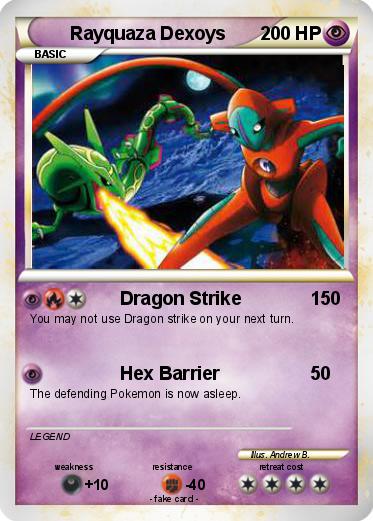 Pokemon Rayquaza Dexoys