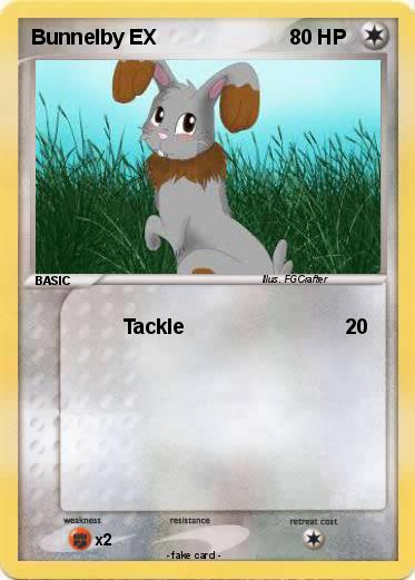 Pokemon Bunnelby EX
