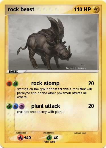 Pokemon rock beast