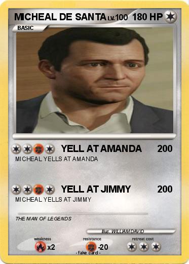 Pokemon MICHEAL DE SANTA