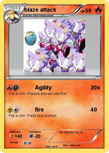 Pokemon blaze attack