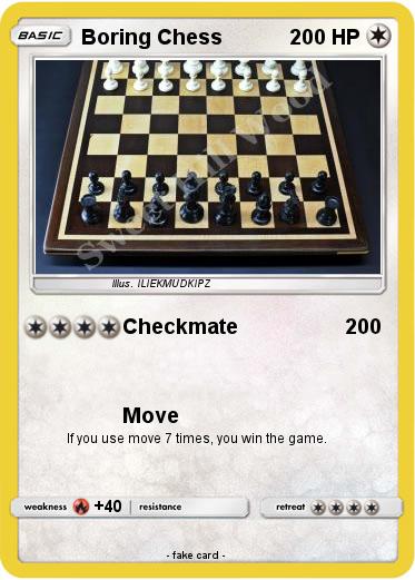Pokemon Boring Chess
