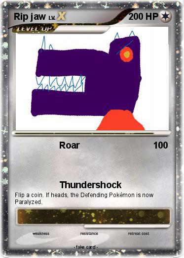 Pokemon Rip jaw