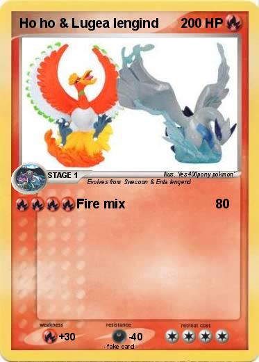 Pokemon Ho ho & Lugea lengind