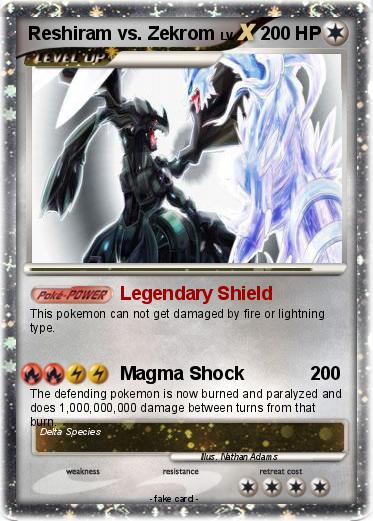 Pokemon Reshiram vs. Zekrom
