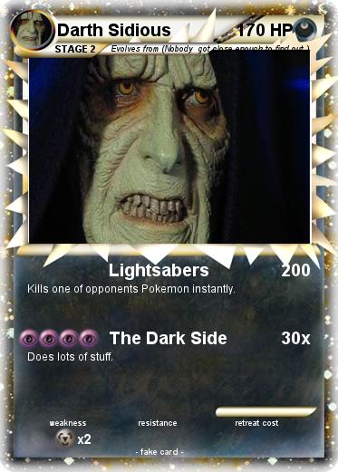 Pokemon Darth Sidious